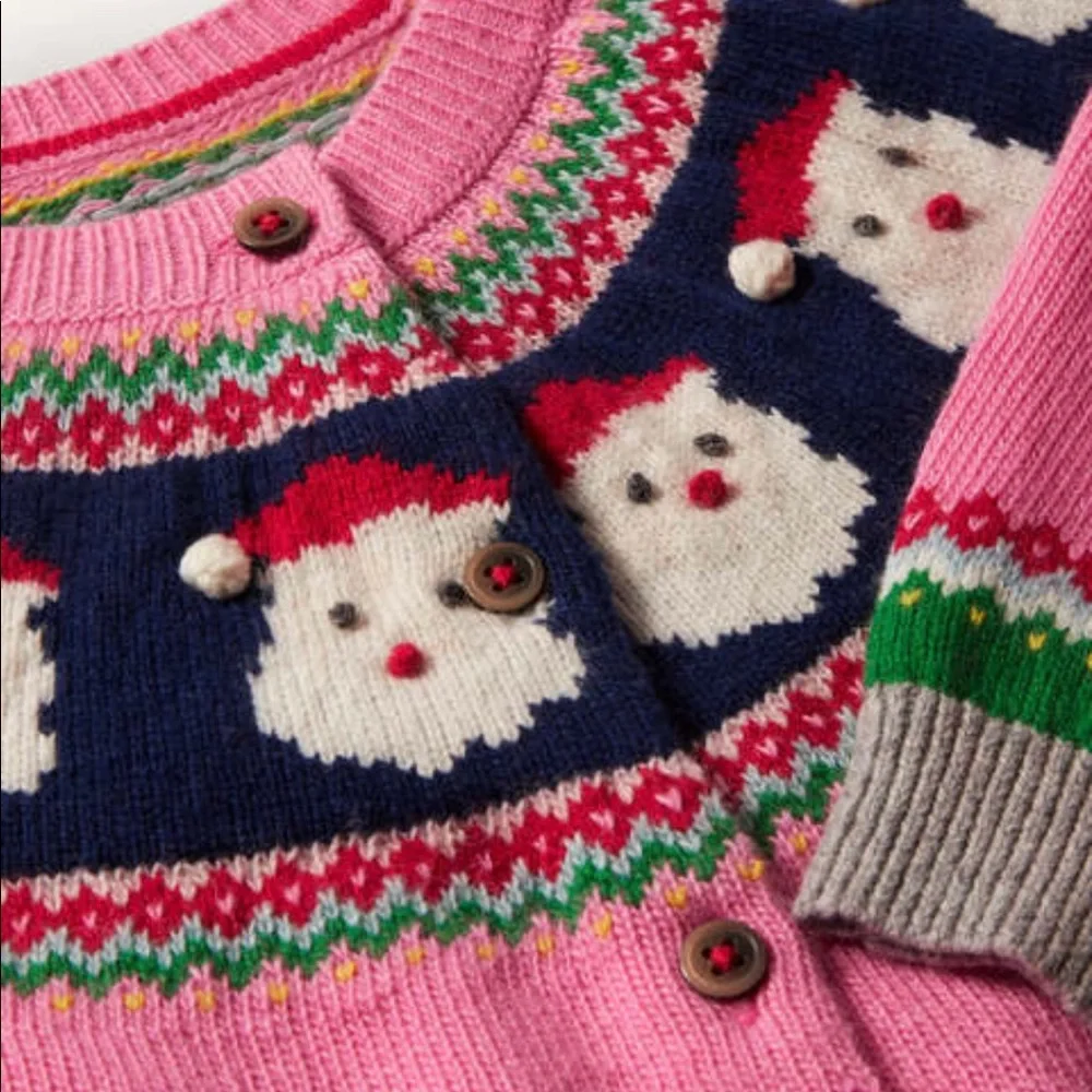 NWT Mini Boden Cosy Fair Isle Cardigan - Picture 3 of 12